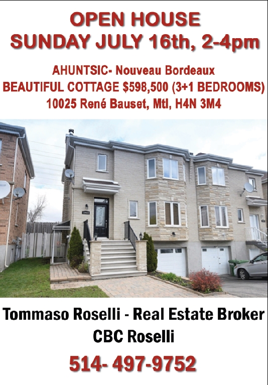 Open House in Ahuntsic with CBC Roselli