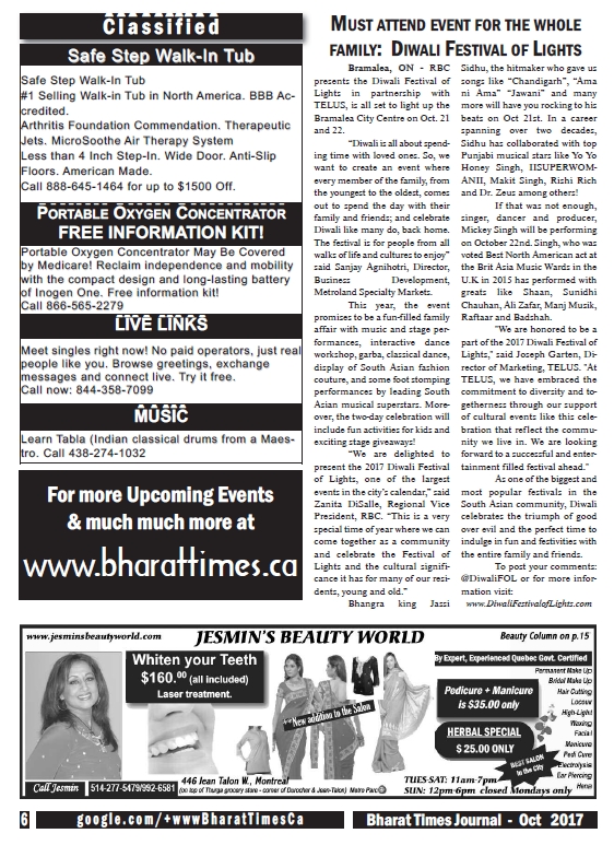 Bharat Times Journal October 2017 p.6