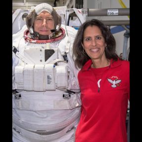 Andrew Jay Feustel and his wife Indira