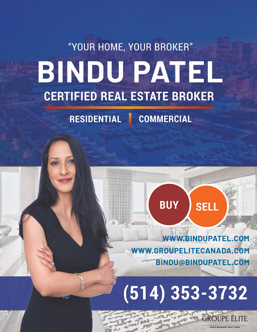 Bindu Patel - A Certified Real Estate Broker